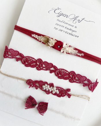 Haarband Set (Rot) Nr. 861