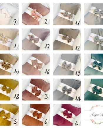 „Vivi" 2-teiliges Set: Kissen inkl. Innenkissen & Schleife in 19 Farben! Nr. 852