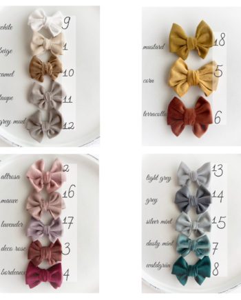 „Vivi“ große Samt Schleife Nr. 428- in 19 Farben verfügbar!