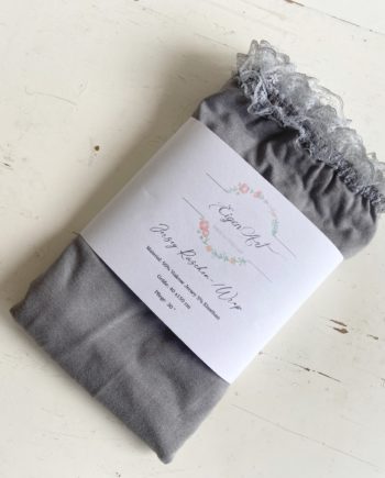 Rüschenwrap "Joko" Nr.154 steingrau