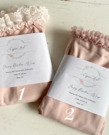 Rüschenwrap "Joko" Nr.166 pale pink